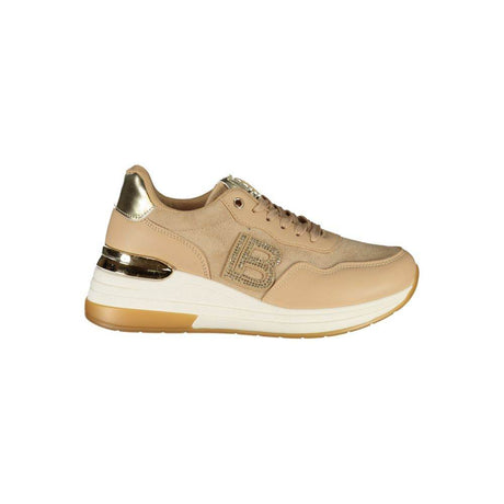 Laura Biagiotti Beige Polyester Women Sneaker - Hilstor