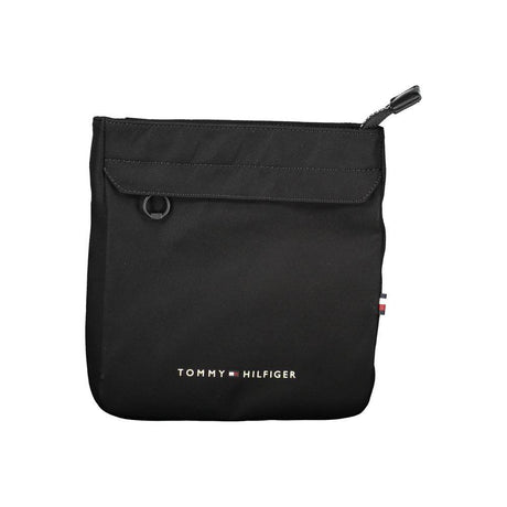 Tommy Hilfiger Black Polyester Men Shoulder Bag - Hilstor