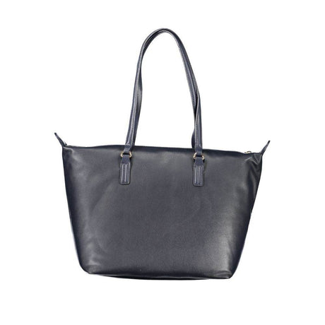 Tommy Hilfiger Blue Polyester Handbag - Hilstor