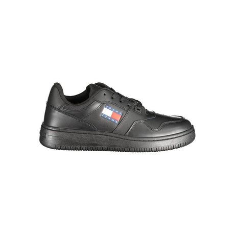 Tommy Hilfiger Black Polyester Sneaker - Hilstor