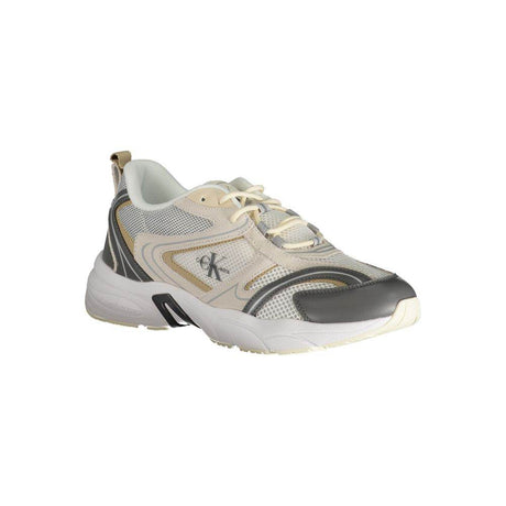 Calvin Klein Beige Polyester Sneaker - Hilstor