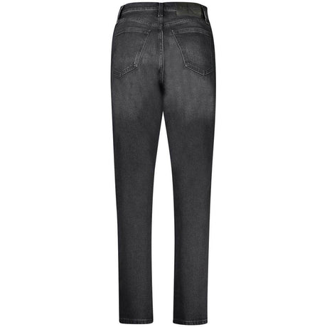 Calvin Klein Black Cotton Women Jeans - Hilstor