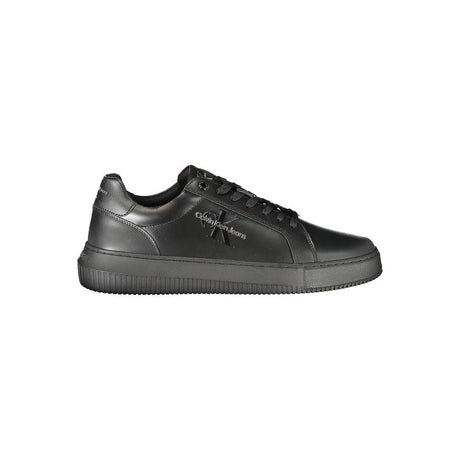 Calvin Klein Black Polyester Sneaker - Hilstor