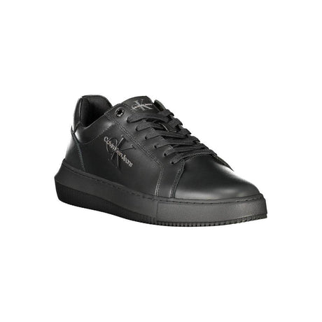 Calvin Klein Black Polyester Sneaker - Hilstor