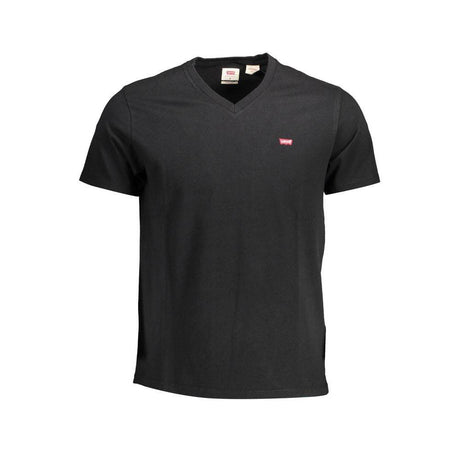 Levi's Black Cotton Men T-Shirt - Hilstor
