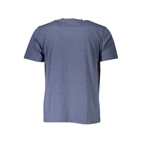 North Sails Blue Cotton Men T-Shirt - Hilstor
