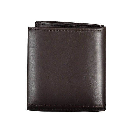Calvin Klein Brown Leather Men Wallet - Hilstor