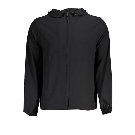 Calvin Klein Black Polyester Men's Sport Jacket - Hilstor