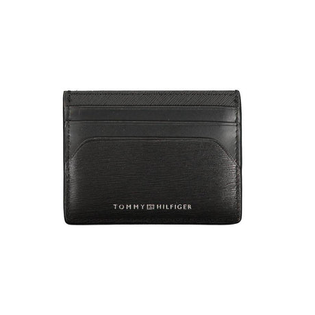 Tommy Hilfiger Black Leather Wallet - Hilstor