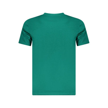 Cavalli Class Green Cotton T-Shirt - Hilstor