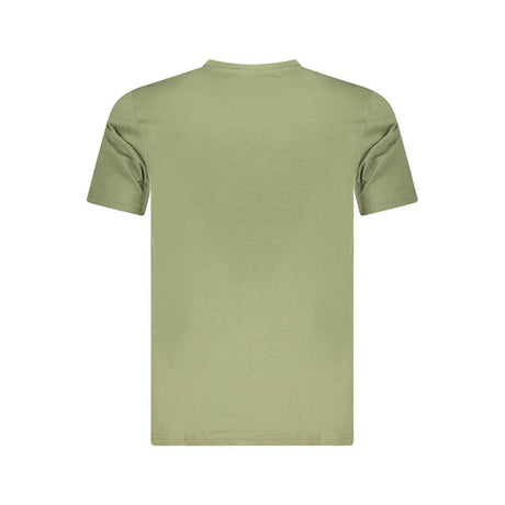 Cavalli Class Green Cotton Men T-Shirt - Hilstor