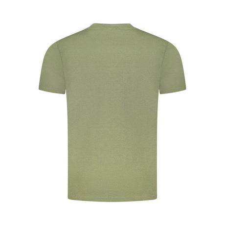 Cavalli Class Green Cotton Men T-Shirt - Hilstor