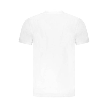 Cavalli Class White Cotton Men T-Shirt - Hilstor