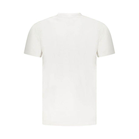 Cavalli Class White Cotton Men T-Shirt - Hilstor
