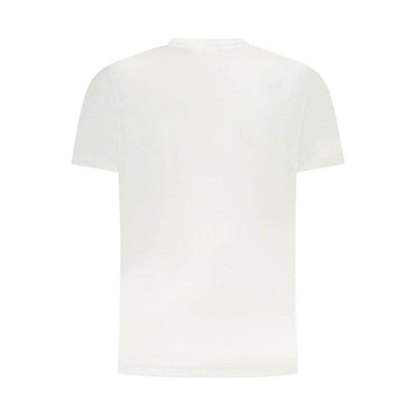 Cavalli Class White Cotton Men T-Shirt - Hilstor