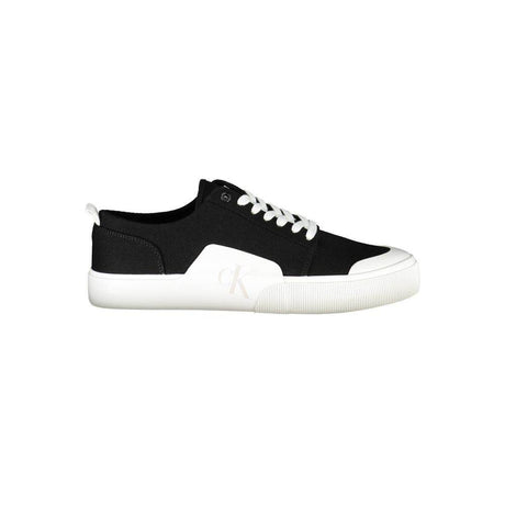 Calvin Klein Black Recycled Material Men Sneaker - Hilstor