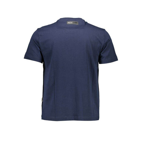 Plein Sport Blue Cotton Men T-Shirt - Hilstor