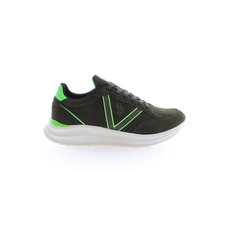 U.S. POLO ASSN. Green Polyester Men Sneaker - Hilstor