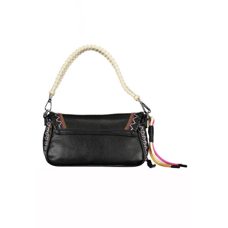 Desigual Black Polyethylene Handbag - Hilstor