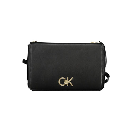 Calvin Klein Black Polyester Handbag - Hilstor