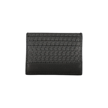 Calvin Klein Sleek Black Contrast Card Holder - Hilstor