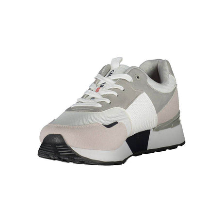 Carrera Sleek White Sneakers with Contrast Details - Hilstor