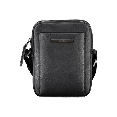 Calvin Klein Elegant Black Shoulder Bag with Sleek Detailing - Hilstor