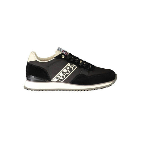 Napapijri Black Polyester Sneaker - Hilstor