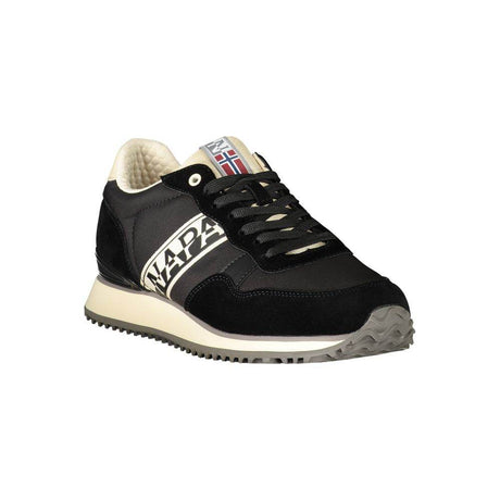 Napapijri Black Polyester Sneaker - Hilstor
