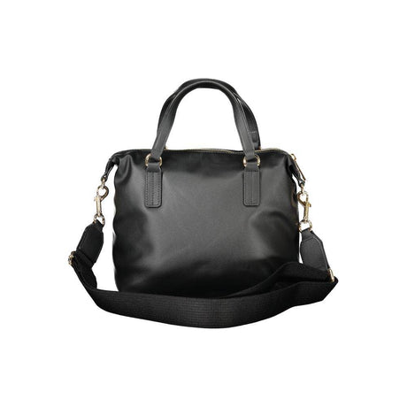 Tommy Hilfiger Black Polyester Women Handbag - Hilstor