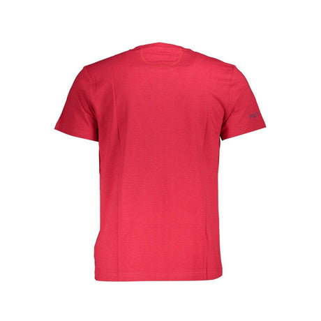 La Martina Red Cotton Men T-Shirt - Hilstor