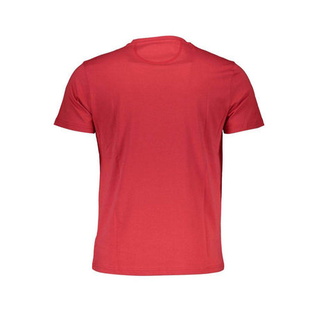 La Martina Red Cotton Men T-Shirt - Hilstor
