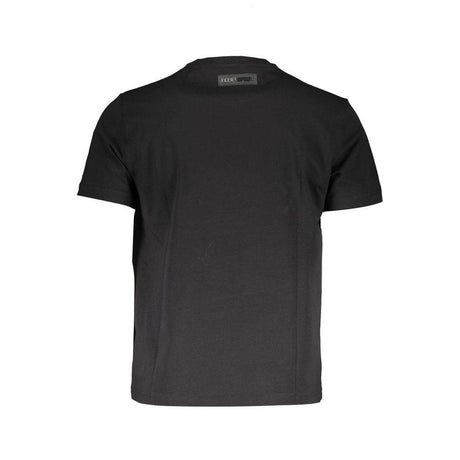 Plein Sport Black Cotton T-Shirt - Hilstor