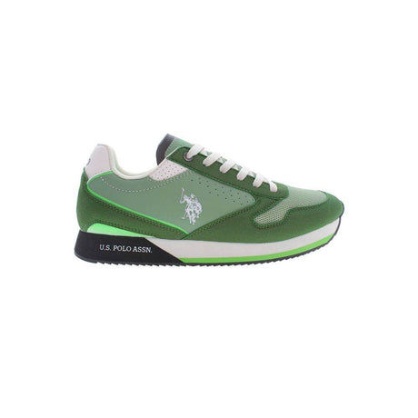 U.S. POLO ASSN. Green Polyester Men Sneaker - Hilstor