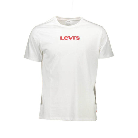 Levi's White Cotton Men T-Shirt - Hilstor