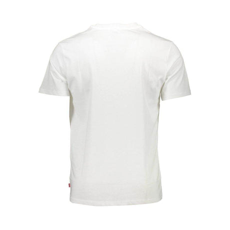 Levi's White Cotton Men T-Shirt - Hilstor