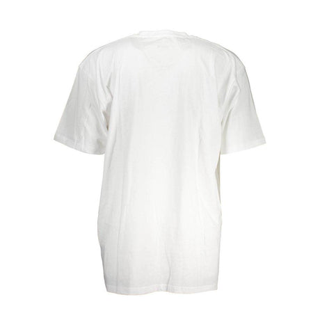 Vans White Cotton Men T-Shirt - Hilstor