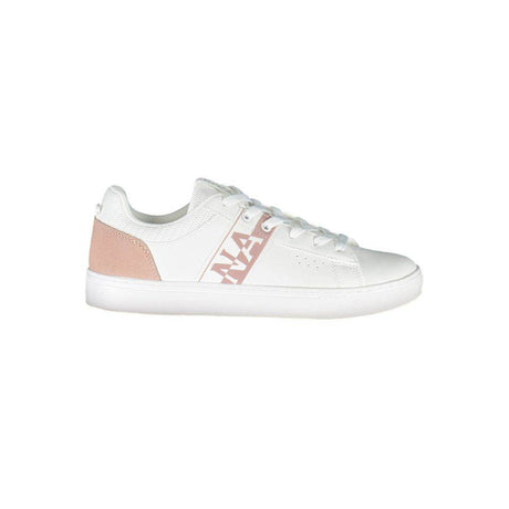 Napapijri White Leather Women Sneaker - Hilstor