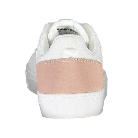 Napapijri White Leather Women Sneaker - Hilstor