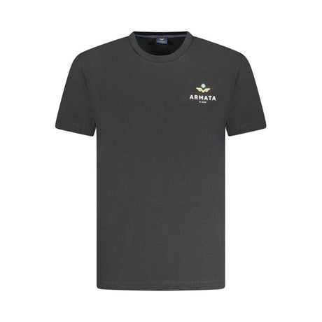 Armata Di Mare Black Cotton Men T-Shirt - Hilstor