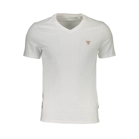Guess Jeans White Organic Cotton Men T-Shirt - Hilstor