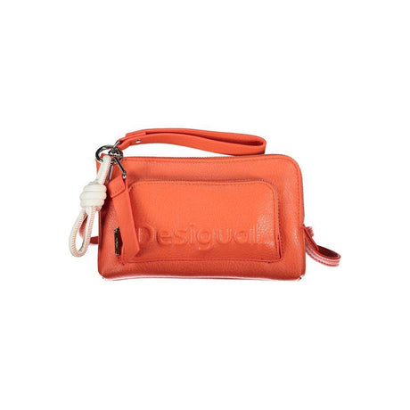 Desigual Pink Polyethylene Handbag - Hilstor