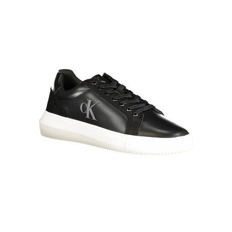 Calvin Klein Black Polyester Sneaker - Hilstor