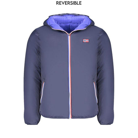 Norway 1963 Blue Polyamide Men Jacket - Hilstor