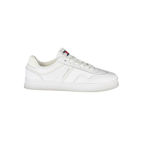 Tommy Hilfiger White Polyethylene Women Sneaker - Hilstor
