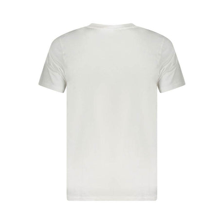 Cavalli Class White Cotton Men T-Shirt - Hilstor