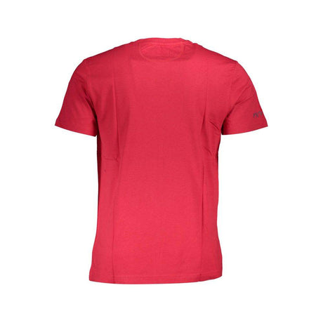 La Martina Red Cotton Men T-Shirt - Hilstor