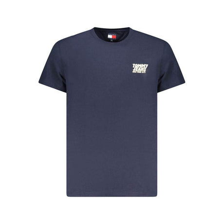 Tommy Hilfiger Blue Cotton Men T-Shirt - Hilstor