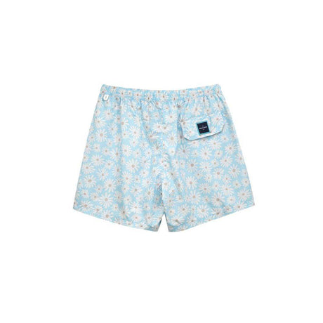 Gran Sasso Blue Polyester Swim Short - Hilstor