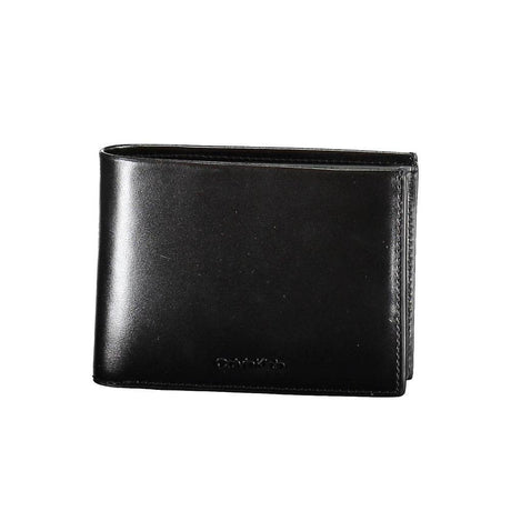 Calvin Klein Black Leather Men Wallet - Hilstor